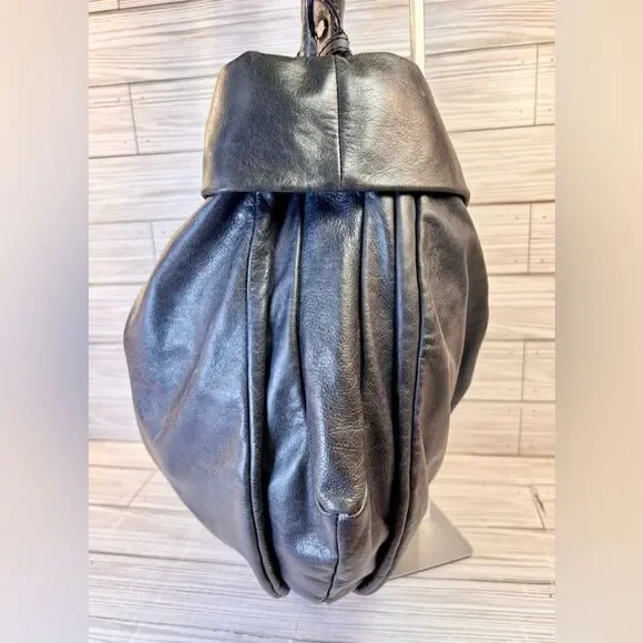 047-Marc by Marc Jacobs Smokey Gray Standard supply workwear hobo Shoulder Bag - Picture 3 of 11